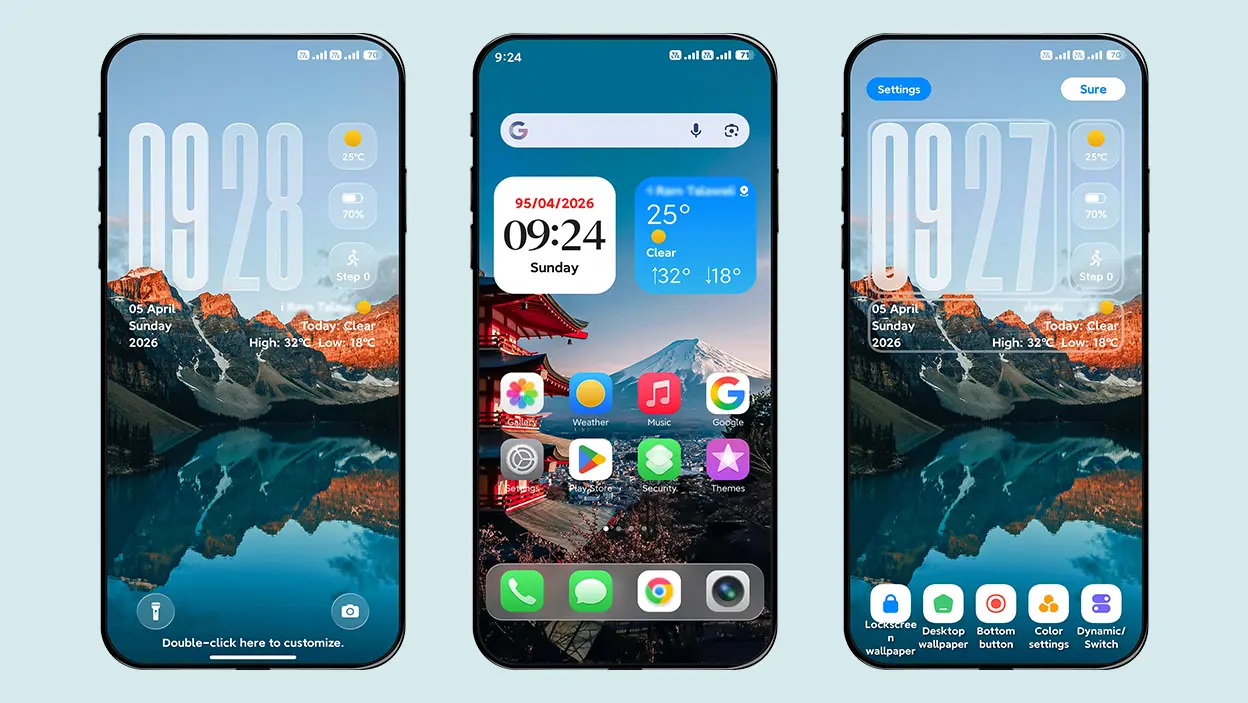 Surging Super Grating HyperOS Theme for Xiaomi Redmi & Poco Phones