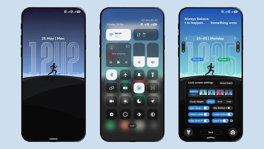 RUN HyperOS Theme with Dynamic Wallpaper Feature