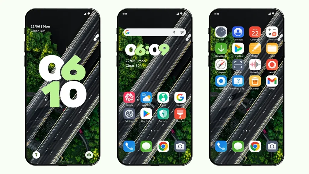 Stock Android 16 inspired Shu HyperOS Theme screenshot
