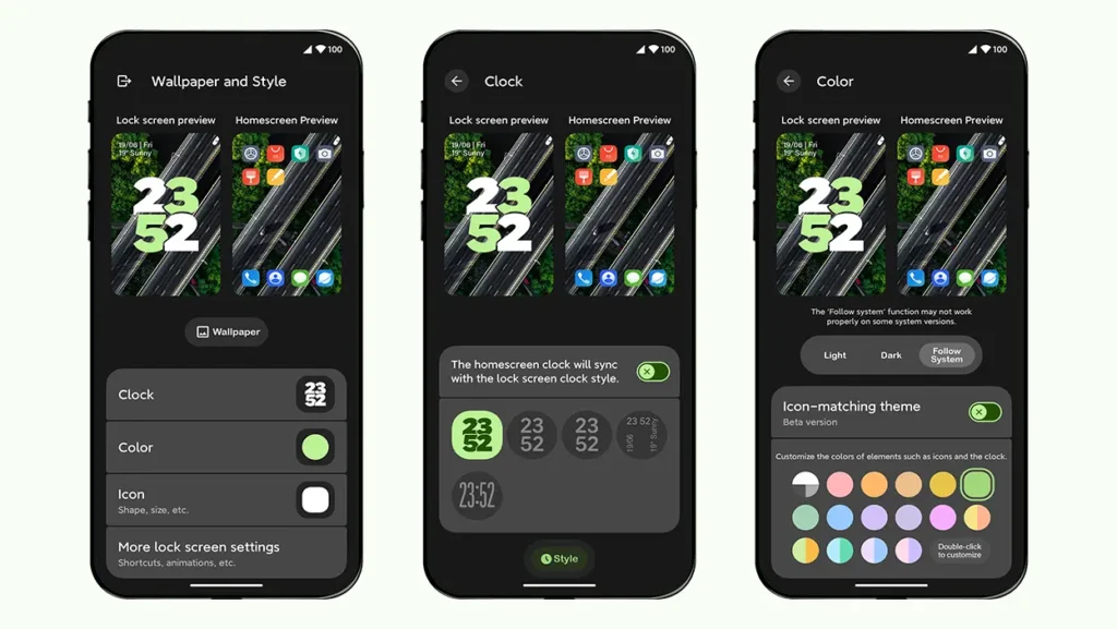Stock Android 16 inspired Shu HyperOS Theme screenshot