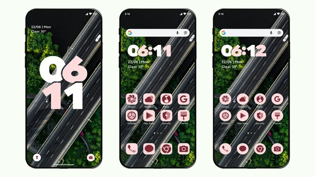 Stock Android 16 inspired Shu HyperOS Theme screenshot
