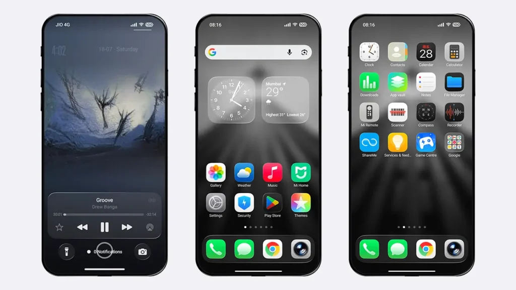 Fruit Wind 26 Dual-Color Icon Edition HyperOS Theme Screenshots