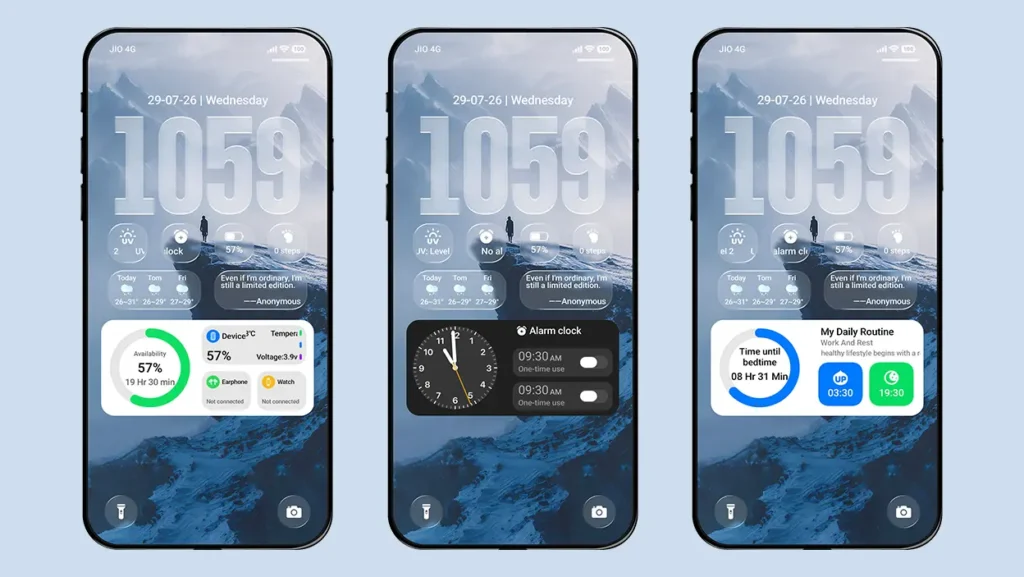 Raster Seasonal Lock Screen Card HyperOS Theme Screenshots 5
