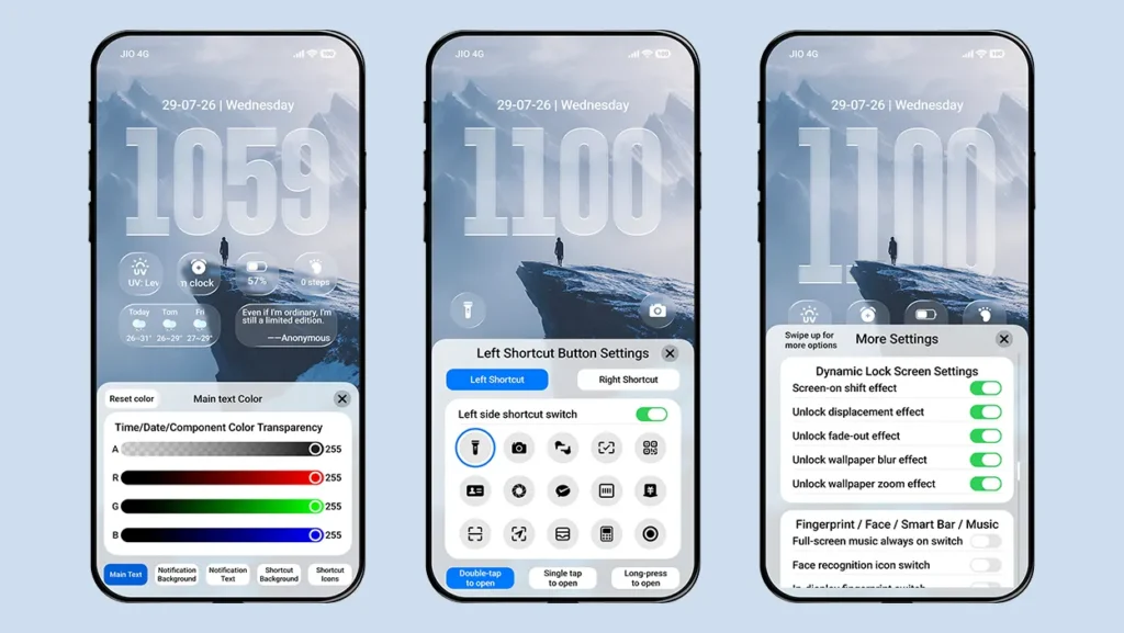 Raster Seasonal Lock Screen Card HyperOS Theme Screenshots 9
